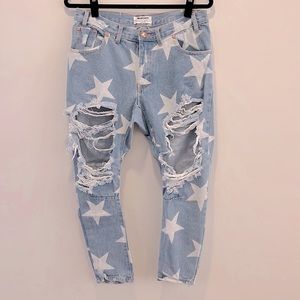 One teaspoon denim saints stars size 29